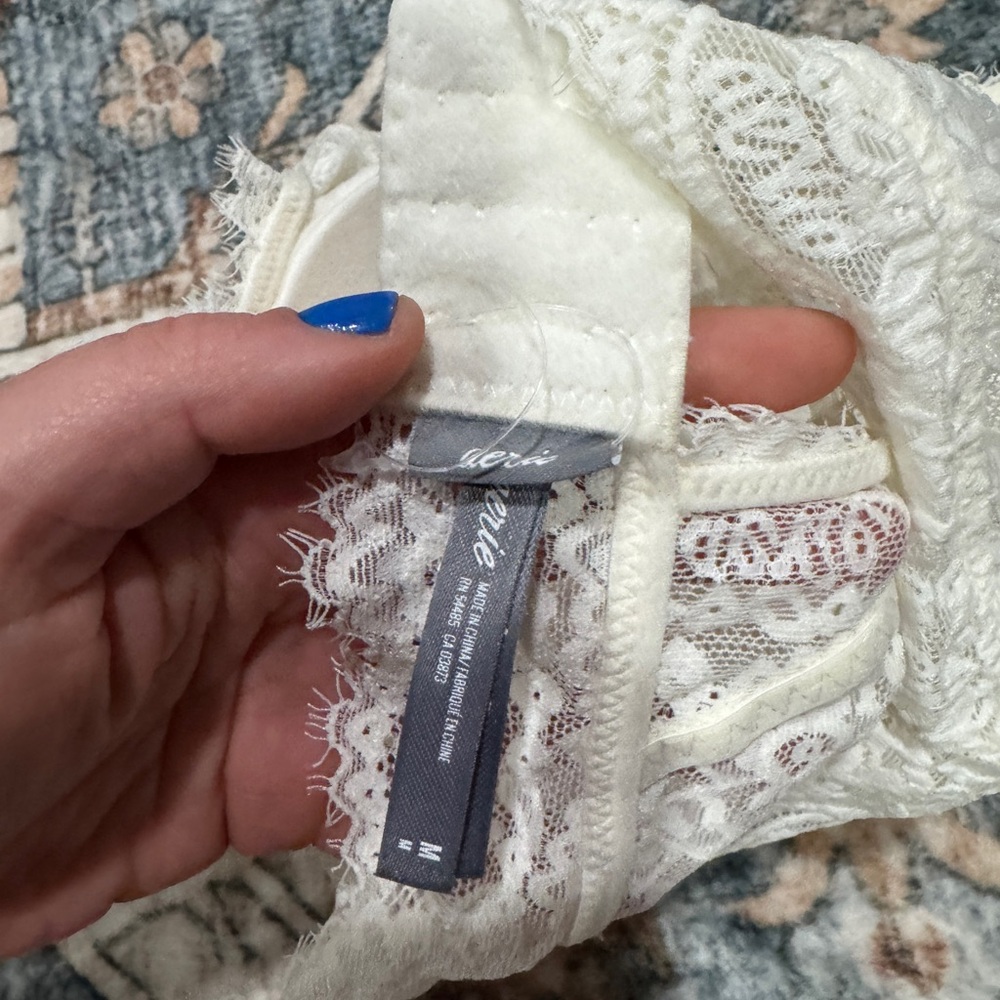 Aerie Cream Lace Bralette - Picture 3 of 4